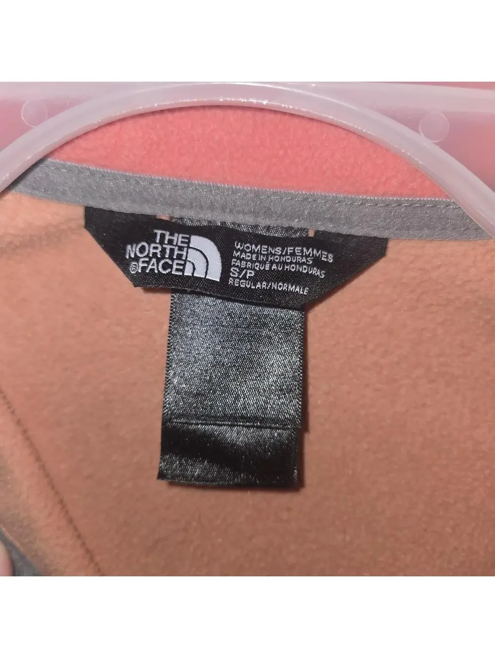 The North Face Coral Peach Lightweight Fleece 1/4 Zip Pullover Women Jacket S/P - Picture 6 of 12